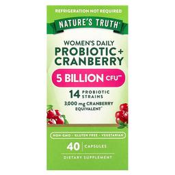 Nature S Truth Women S Daily Probiotic Cranberry 40 Capsules