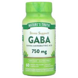 Nature S Truth Gaba 750 Mg 60 Quick Release Capsules