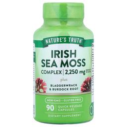 Nature S Truth Irish Sea Moss Complex Plus Bladderwrack Burdock Root 90 Quick Release Capsules