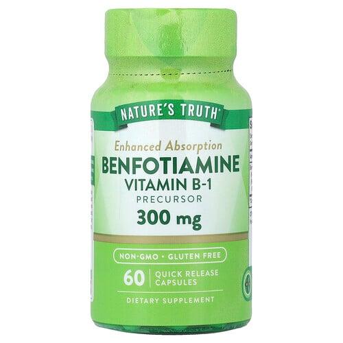 Nature S Truth Benfotiamine 300 Mg 60 Quick Release Capsules product image