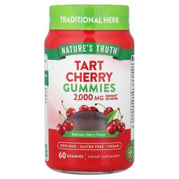 Nature S Truth Tart Cherry Gummies Delicious Cherry 60 Gummies 1 000 Mg Per Gummy