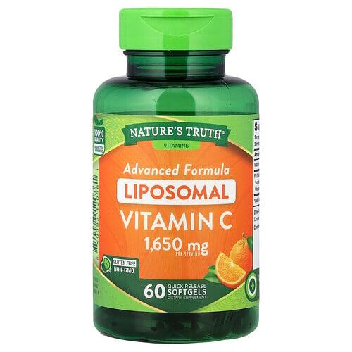 Nature S Truth Liposomal Vitamin C Advanced Formula 60 Quick Release Softgels product image