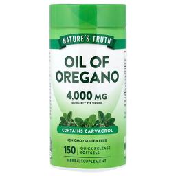Nature S Truth Oil Of Oregano 150 Quick Release Softgels 2 000 Mg Per Softgel