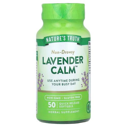 Nature S Truth Lavender Calm 50 Quick Release Softgels 80 Mg Per Softgel product image