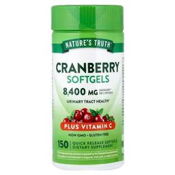 Nature S Truth Cranberry Softgels Plus Vitamin C 150 Quick Release Softgels