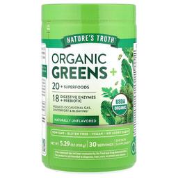 Nature S Truth Organic Greens Naturally Unflavored 5 29 Oz 150 G