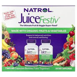 Natrol Juicefestiv 2 Bottles 60 Capsules Each
