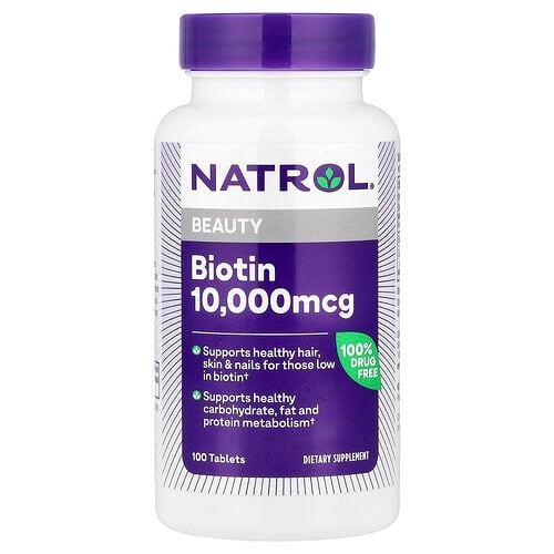 Natrol Biotin 100 Tablets product image