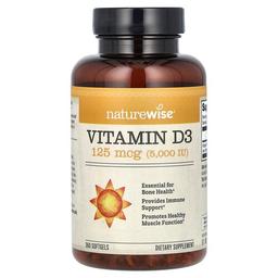 Naturewise Vitamin D3 125 Mcg 5 000 Iu 360 Softgels
