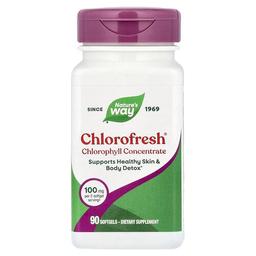 Nature S Way Chlorofresh Chlorophyll Concentrate 90 Softgels 50 Mg Per Softgel