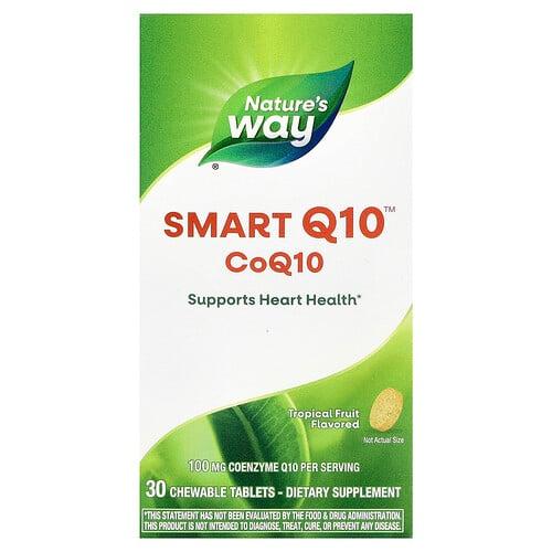 Nature S Way Smart Q10 Coq10 Tropical Fruit 100 Mg 30 Chewable Tablets product image