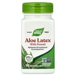 Nature S Way Aloe Latex With Fennel 100 Vegan Capsules