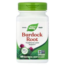 Nature S Way Burdock Root 100 Vegan Capsules 430 Mg Per Capsule