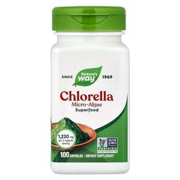 Nature S Way Chlorella Micro Algae 100 Capsules 410 Mg Per Capsule