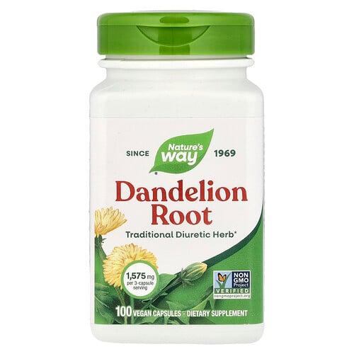 Nature S Way Dandelion Root 100 Vegan Capsules 525 Mg Per Capsule product image