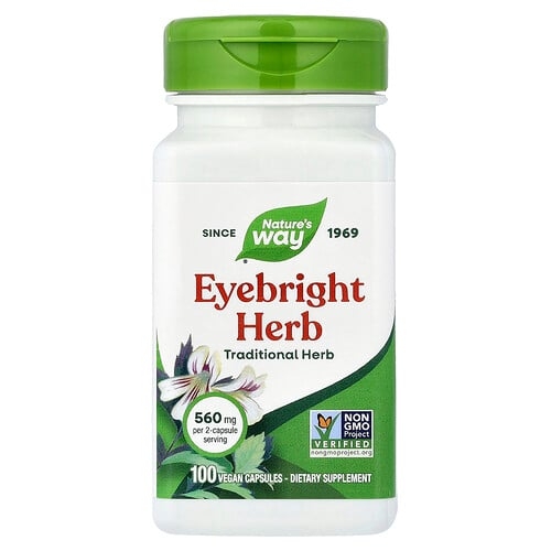 Nature S Way Eyebright Herb 100 Vegan Capsules 280 Mg Per Capsule product image
