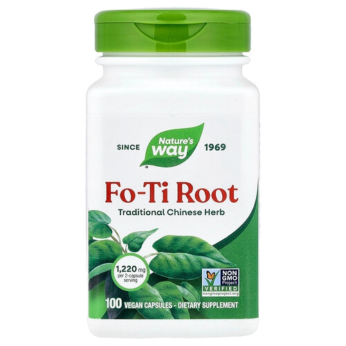 Nature S Way Fo Ti Root 100 Vegan Capsules 610 Mg Per Capsule product image
