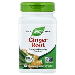 Nature S Way Ginger Root 100 Vegan Capsules 550 Mg Per Capsule