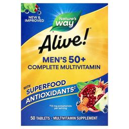 Nature S Way Alive Men S 50 Complete Multivitamin 50 Tablets