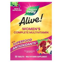 Nature S Way Alive Women S Complete Multivitamin 50 Tablets