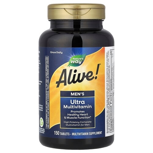 Nature S Way Alive Men S Ultra Multivitamin 150 Tablets product image