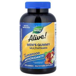 Nature S Way Alive Men S Gummy Multivitamin Fruit 150 Gummies