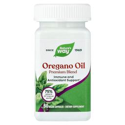 Nature S Way Oregano Oil Premium Blend 60 Vegan Capsules 50 Mg Per Capsule