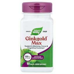 Nature S Way Ginkgold Max 120 Mg 60 Tablets