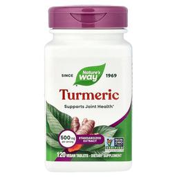 Nature S Way Turmeric 500 Mg 120 Vegan Tablets