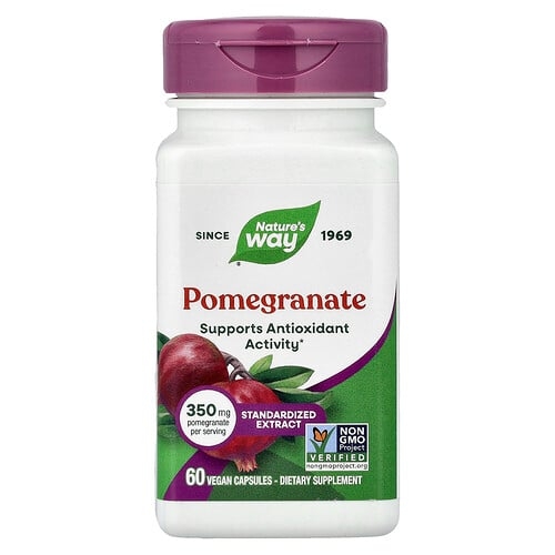 Nature S Way Pomegranate 60 Vegan Capsules product image