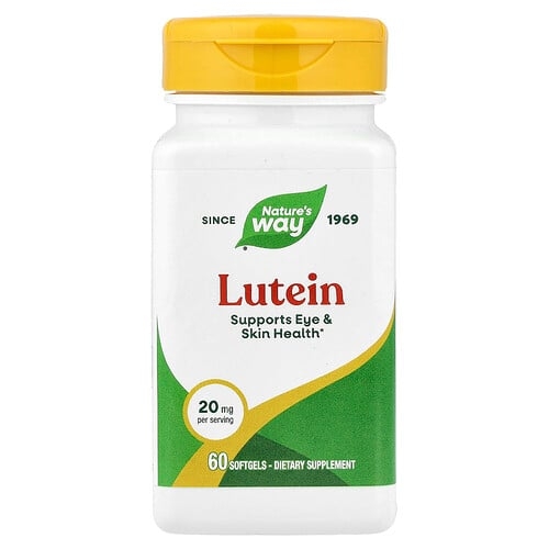 Nature S Way Lutein 20 Mg 60 Softgels product image