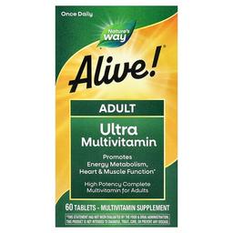 Nature S Way Alive Adult Ultra Multivitamin 60 Tablets