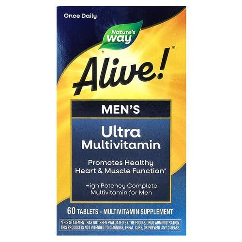 Nature S Way Alive Men S Ultra Multivitamin 60 Tablets product image