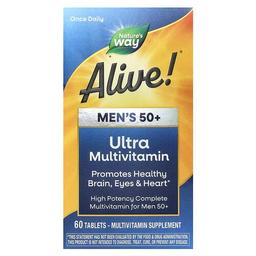 Nature S Way Alive Men S 50 Ultra Multivitamin 60 Tablets