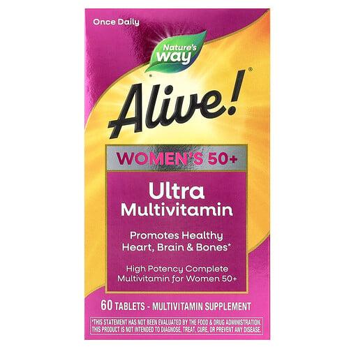 Nature S Way Alive Women S 50 Ultra Multivitamin 60 Tablets product image