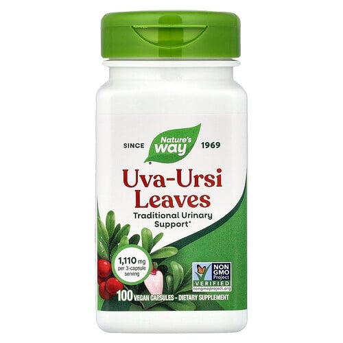 Nature S Way Uva Ursi Leaves 100 Vegan Capsules 370 Mg Per Capsule product image