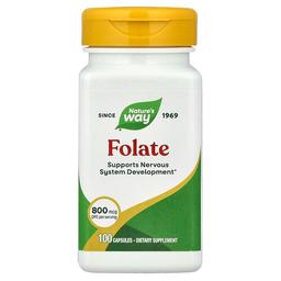 Nature S Way Folate 800 Mcg Dfe 100 Capsules
