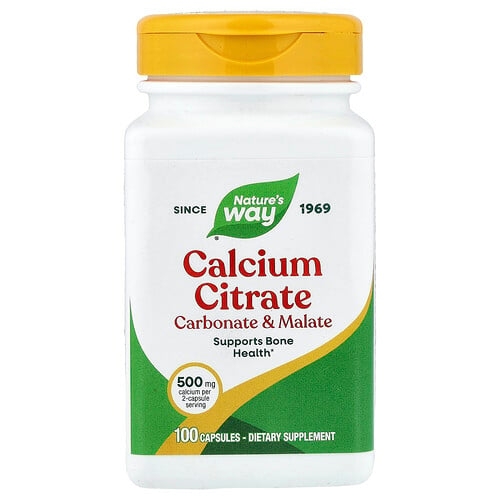 Nature S Way Calcium Citrate 100 Capsules 250 Mg Per Capsule product image