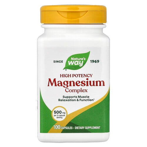 Nature S Way Magnesium Complex 100 Capsules 250 Mg Per Capsule product image