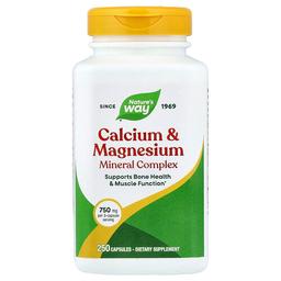 Nature S Way Calcium Magnesium Mineral Complex 250 Capsules