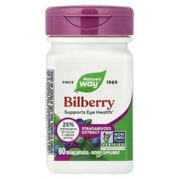 Nature S Way Bilberry Standardized Extract 60 Vegan Capsules