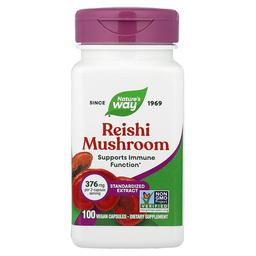 Nature S Way Reishi Mushroom 100 Vegan Capsules 188 Mg Per Capsule