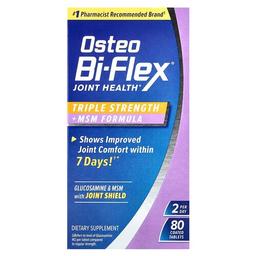 Osteo Bi Flex Joint Health Triple Strength Msm Formula 80 Coated Tablets