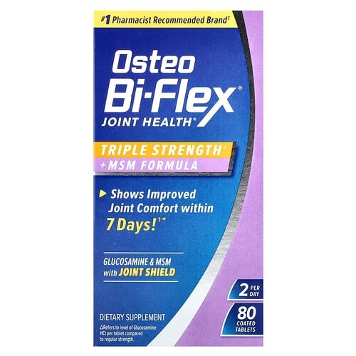 Osteo Bi Flex Joint Health Triple Strength Msm Formula 80 Coated Tablets product image