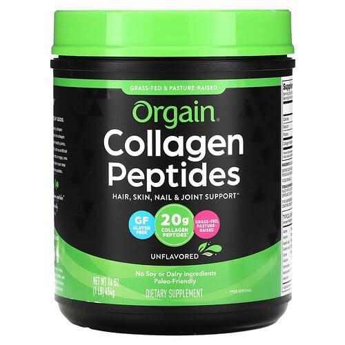 Orgain Collagen Peptides Unflavored 1 Lb 454 G product image