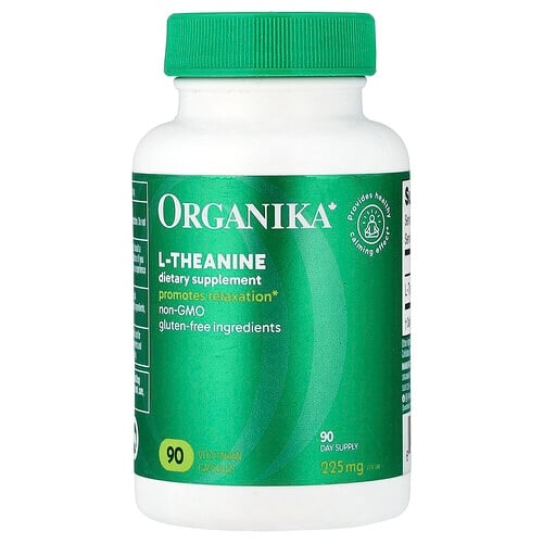 Organika L Theanine 225 Mg 90 Vegetarian Capsules product image