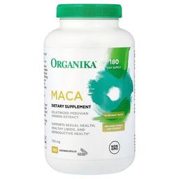 Organika Maca 750 Mg 180 Vegetarian Capsules