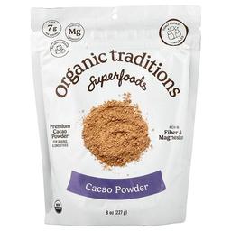 Organic Traditions Superfoods Cacao Powder 8 Oz 227 G