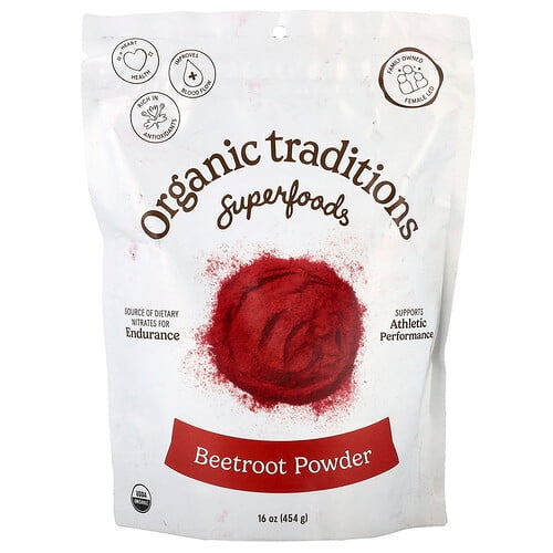 Organic Traditions Superfoods Beetroot Powder 16 Oz 454 G product image