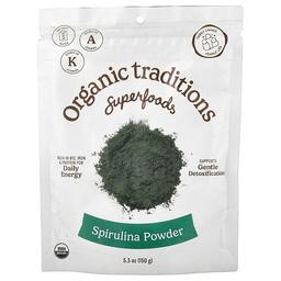 Organic Traditions Superfoods Spirulina Powder 5 3 Oz 150 G